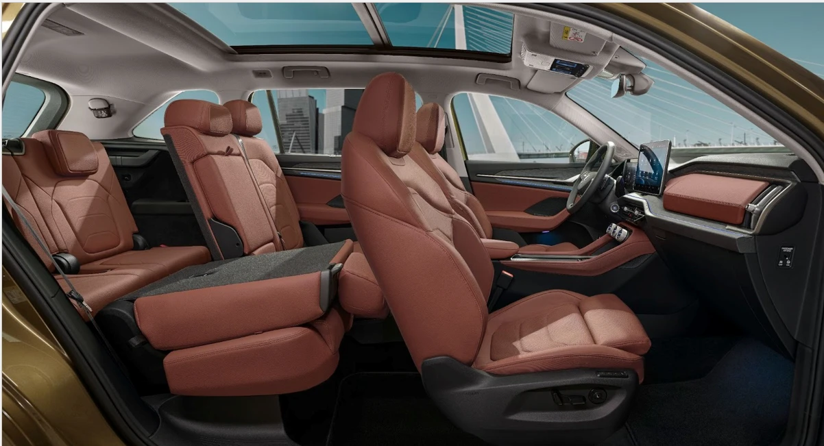Škoda Kodiaq 7 places en situation familiale, coffre et modularité
